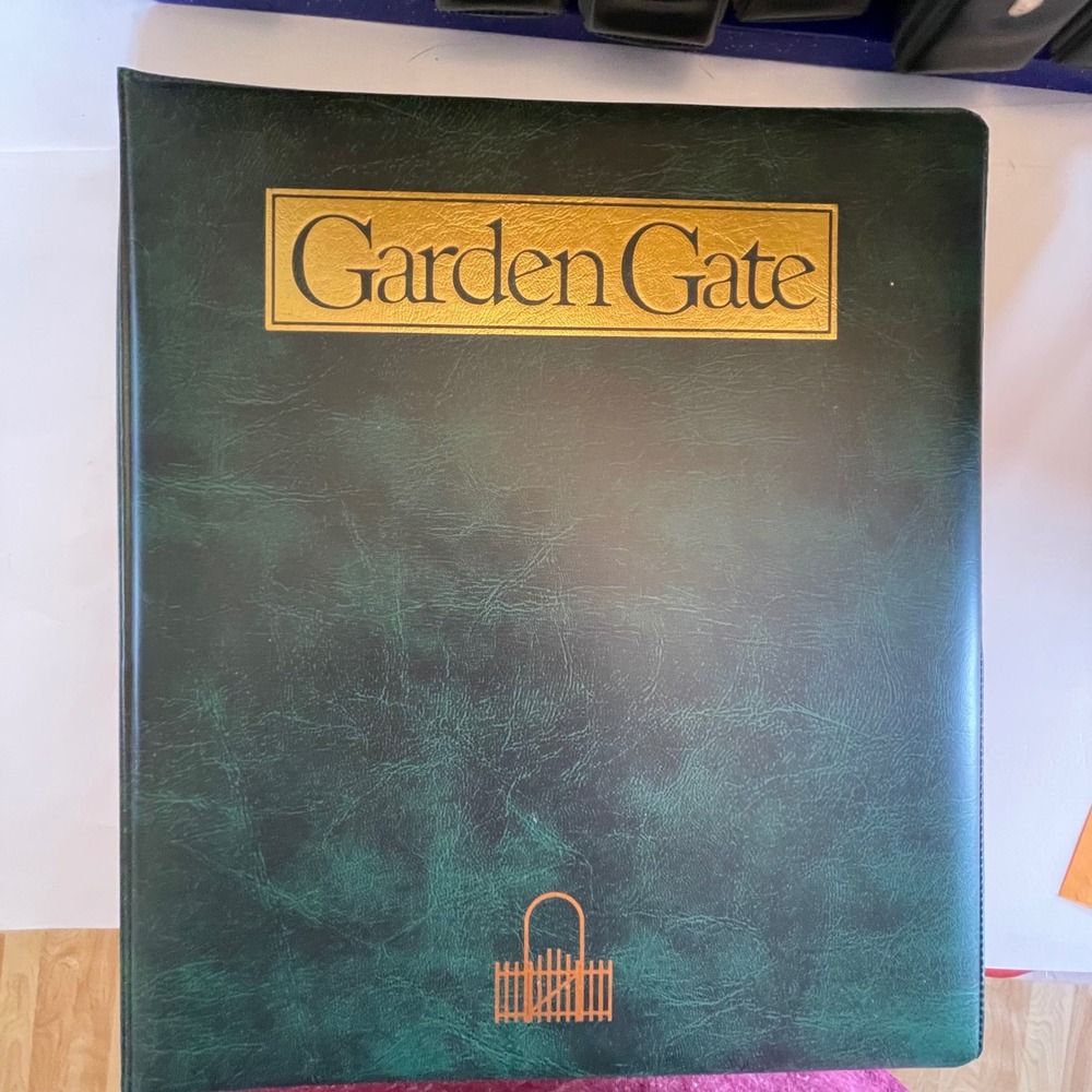 Garden Gate Magazine 2002 Issues 44-48 Collection in Green Binder Excellent